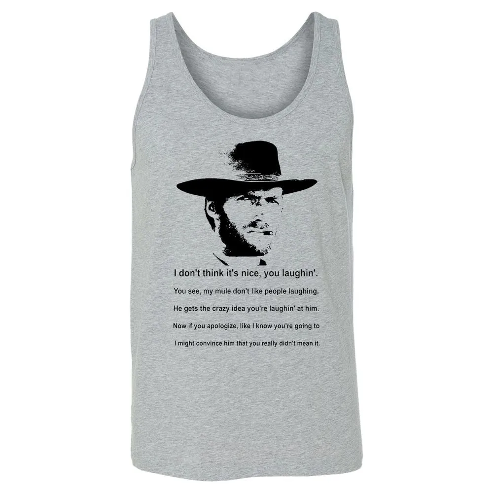 Clint Eastwood Mule Quote - Athletic Heather - 4