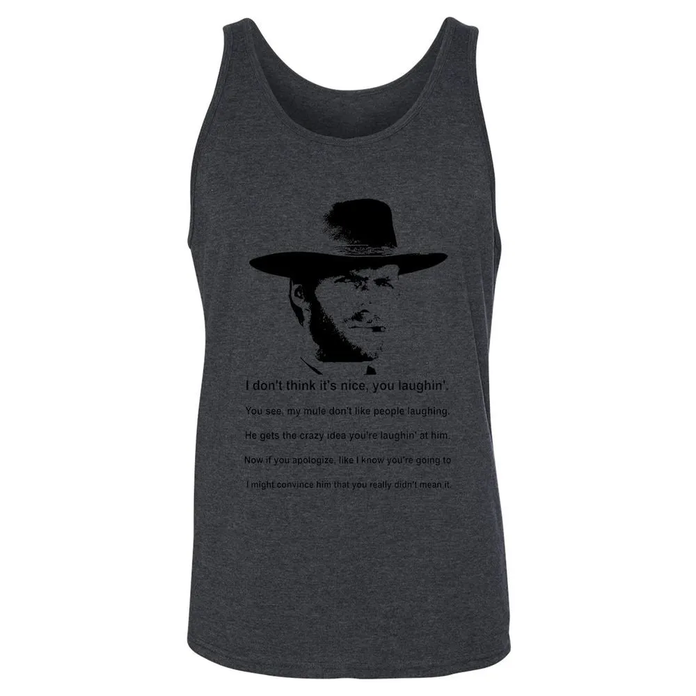 Clint Eastwood Mule Quote - Dark Grey Heather - 6