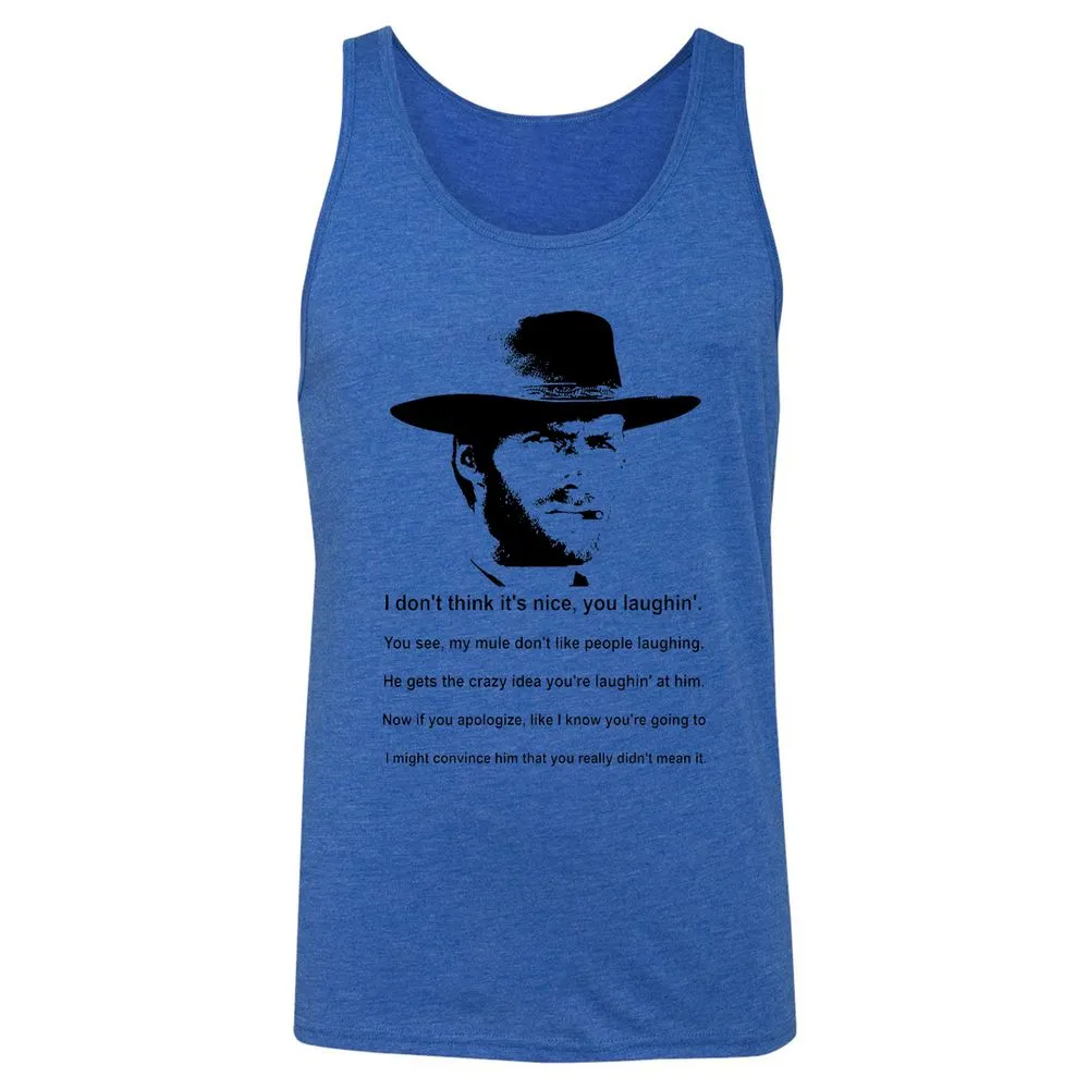Clint Eastwood Mule Quote - True Royal Triblend - 12