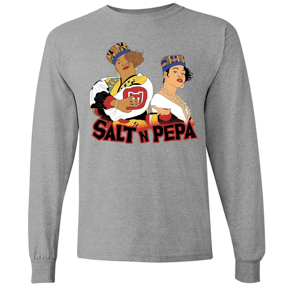 Long Sleeve T-Shirt - White - Graphite Heather - 6
