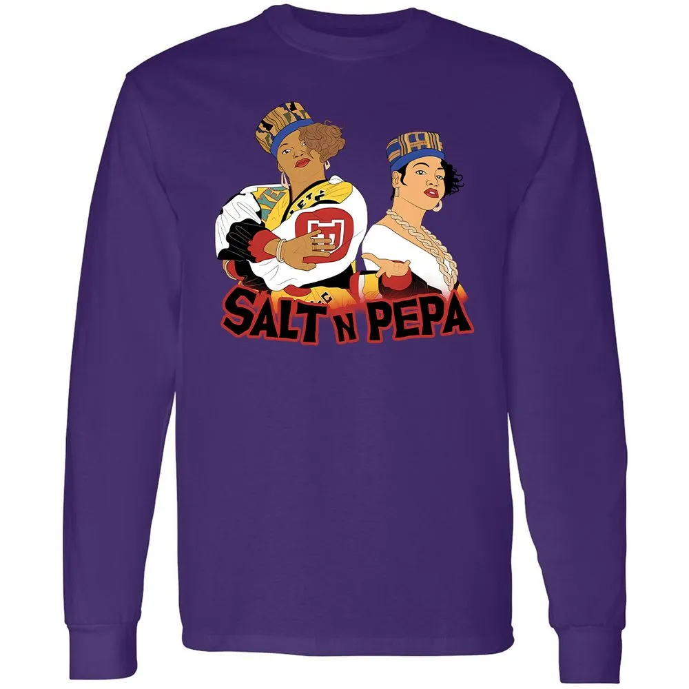 Long Sleeve T-Shirt - White - Purple - 13