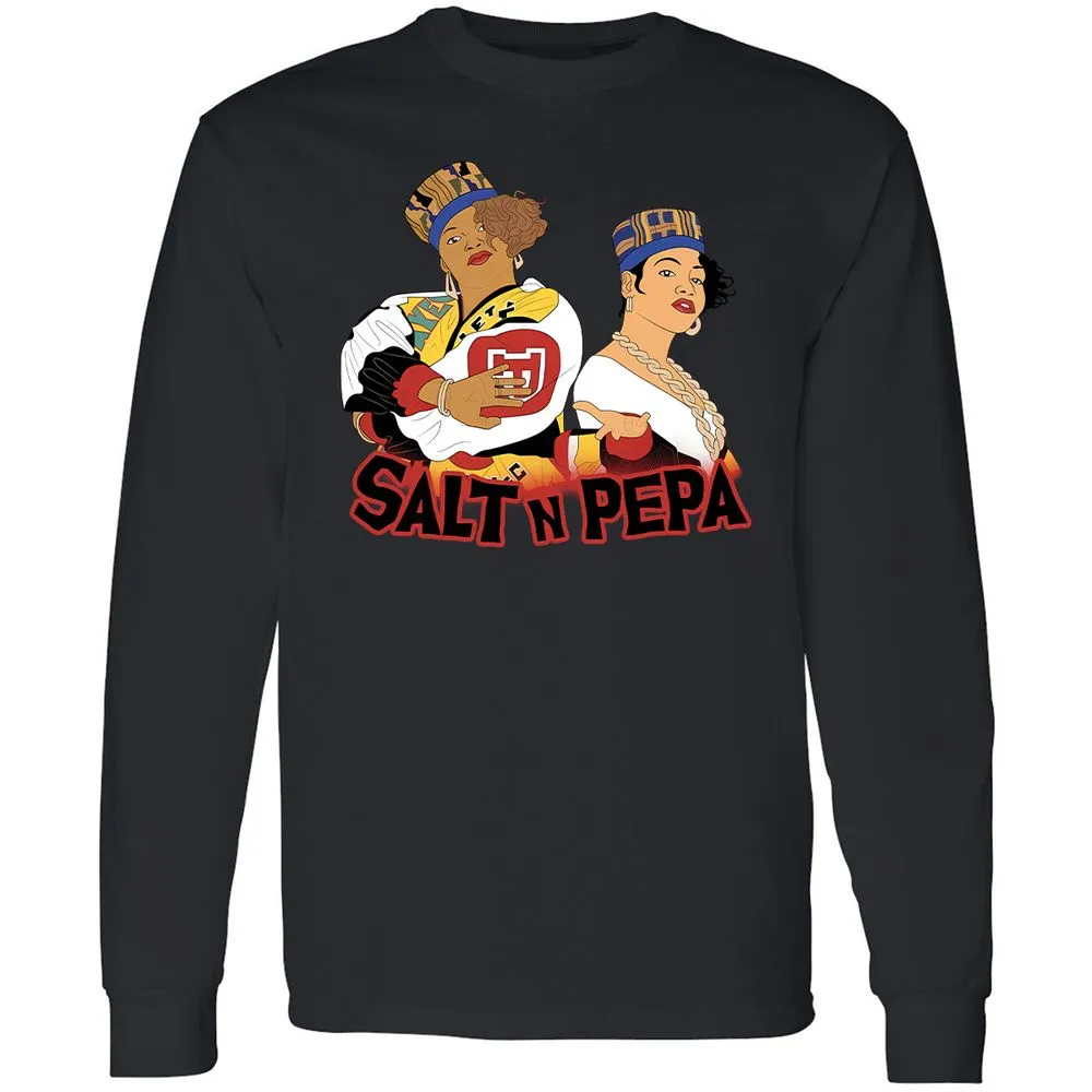 Long Sleeve T-Shirt - White - Black - 16