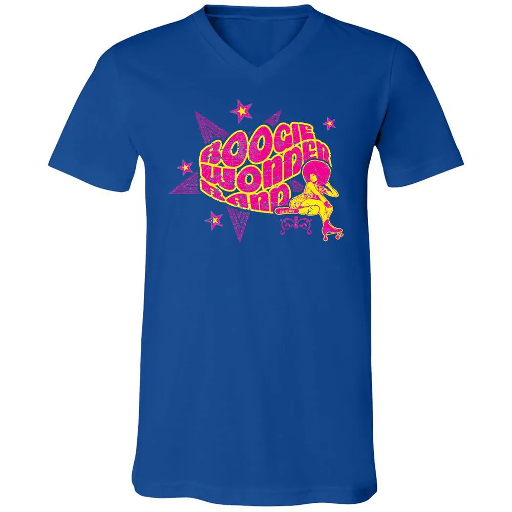 Unisex V-Neck T-Shirt - 8MDKS636 - True Royal - 4