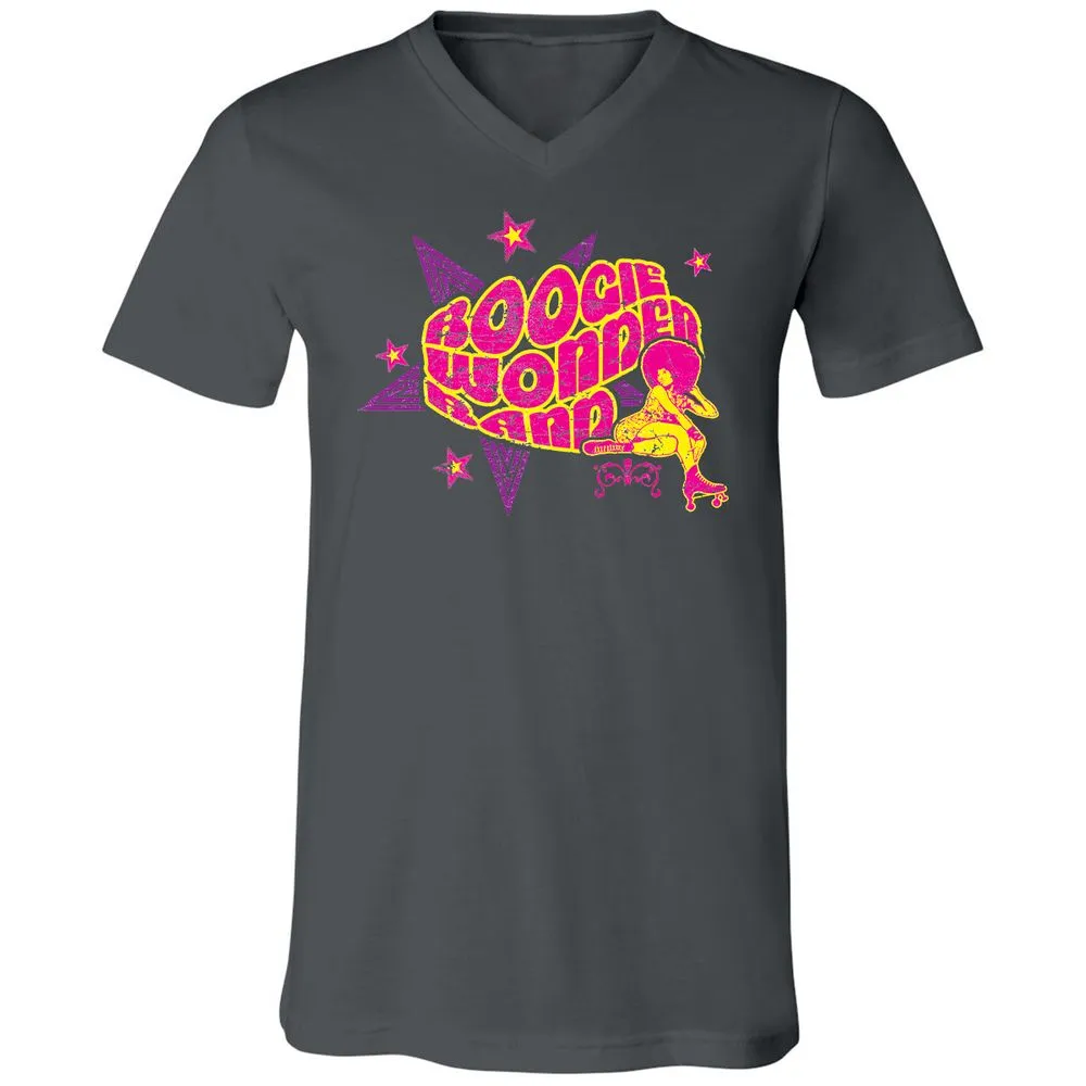 Unisex V-Neck T-Shirt - 8MDKS636 - Asphalt - 12