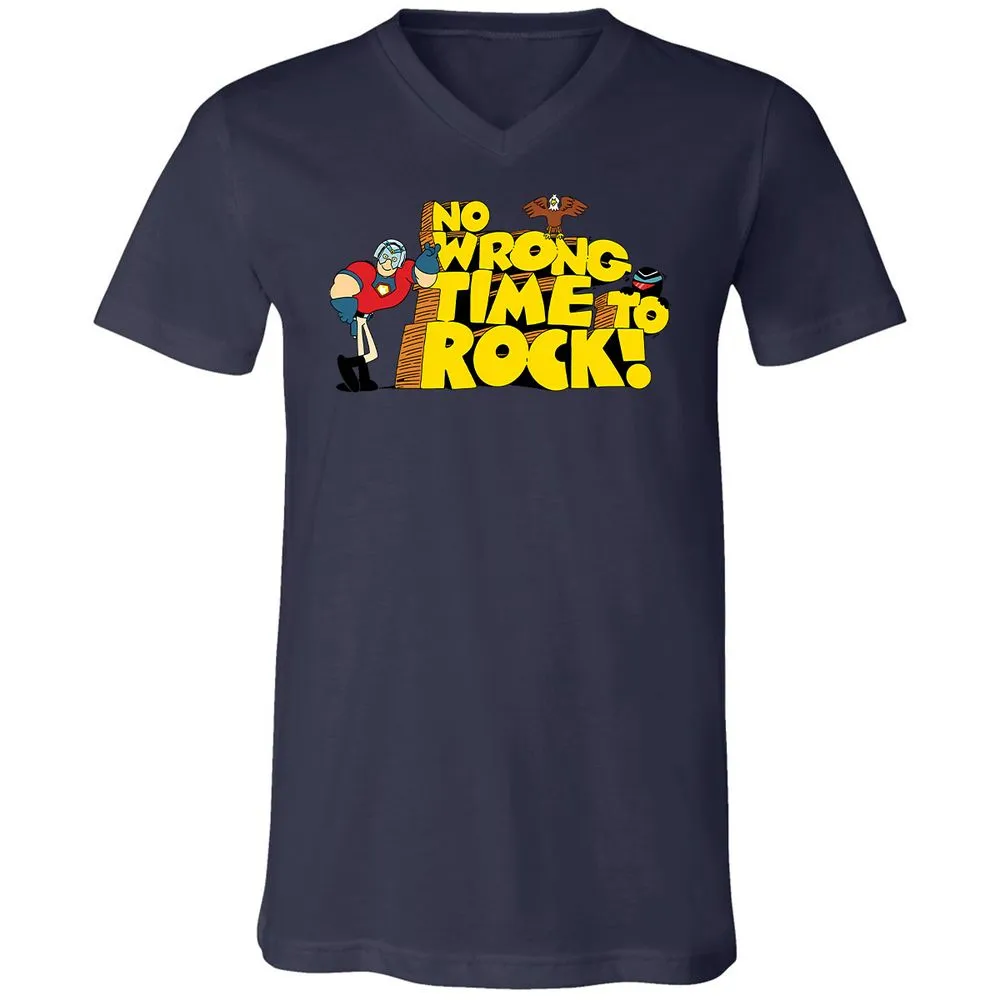 Unisex V-Neck T-Shirt - 6P3RLVDD - Navy - 9