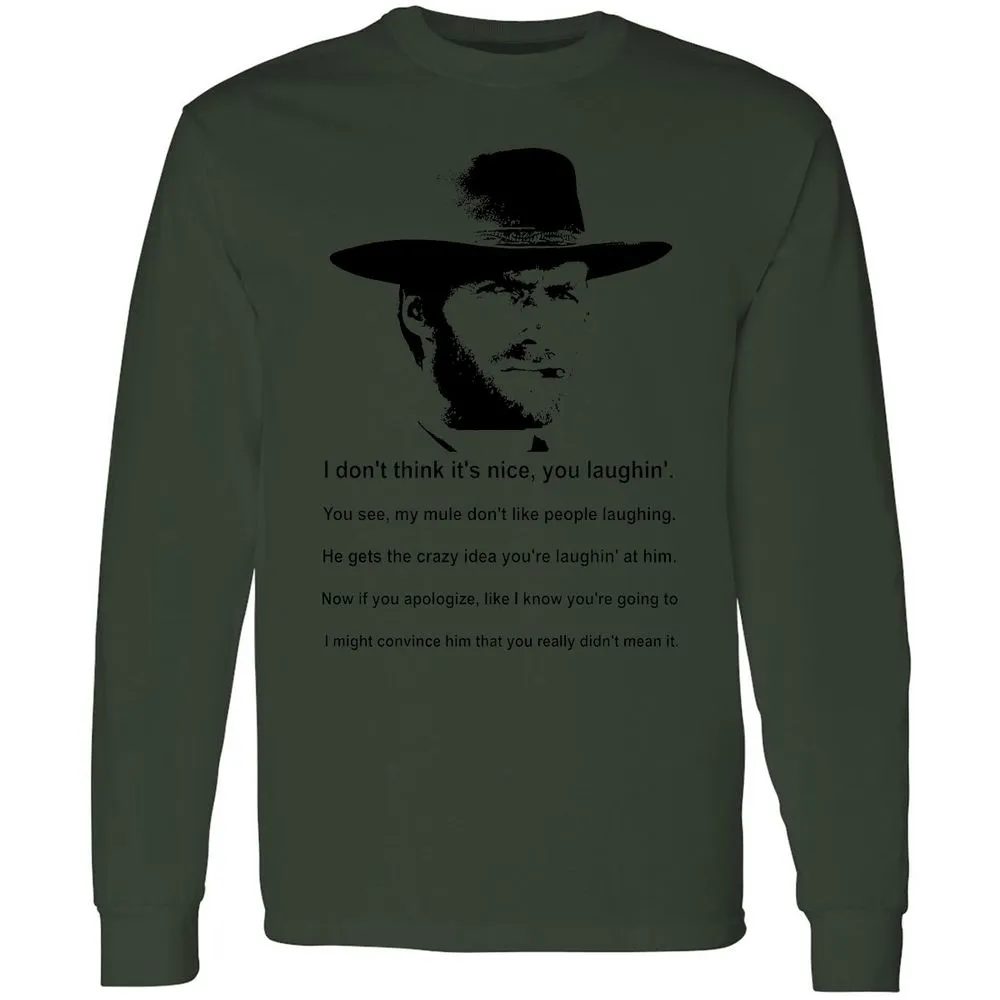 Clint Eastwood Mule Quote - Forest Green - 8