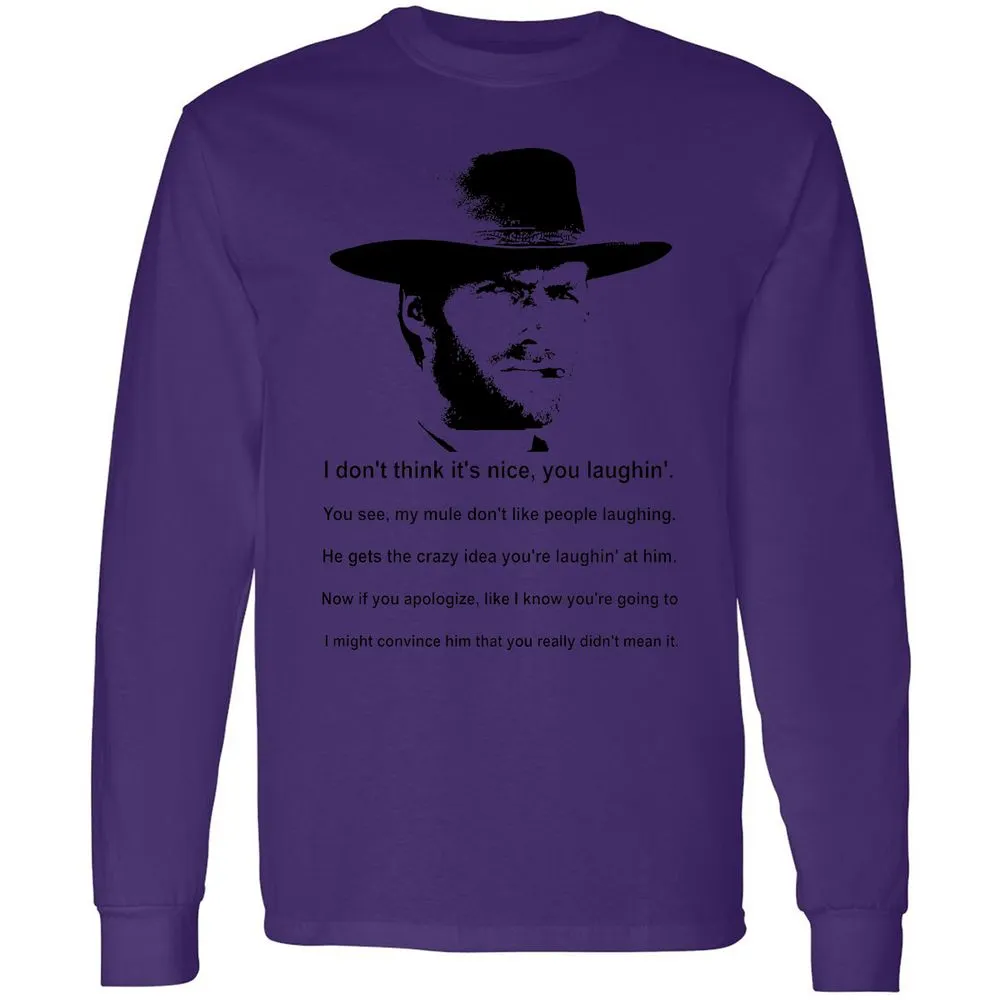 Clint Eastwood Mule Quote - Purple - 13