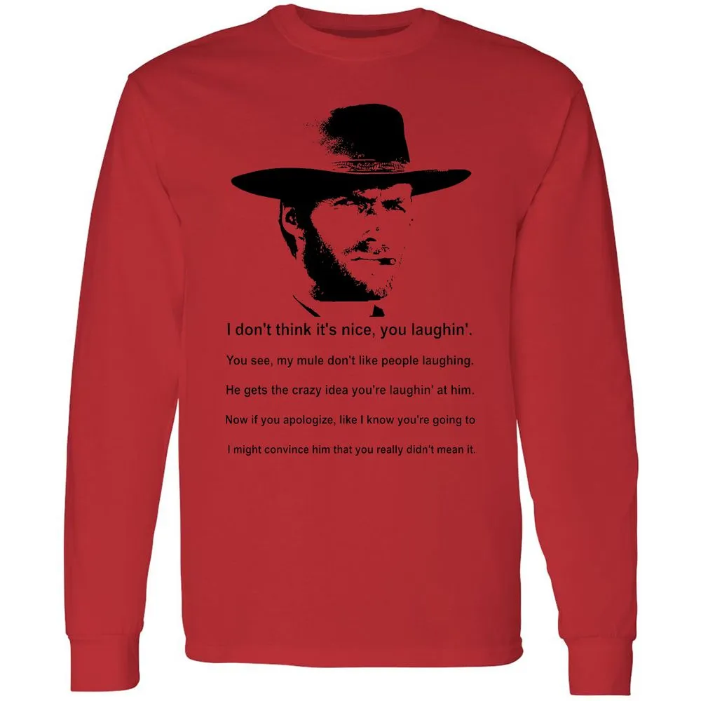 Clint Eastwood Mule Quote - Red - 14