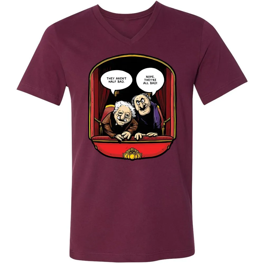 Statler and Waldorf (All Bad) - Maroon - 6