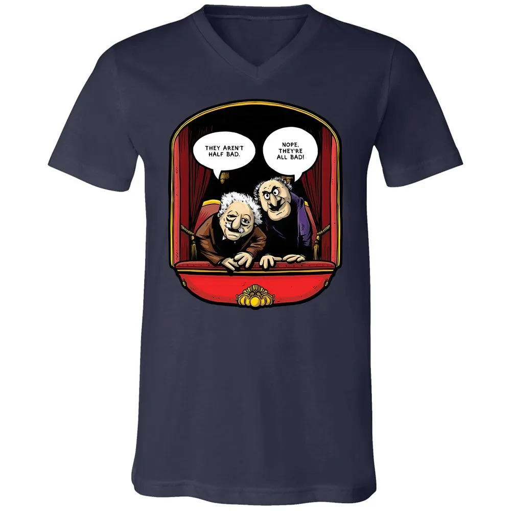 Statler and Waldorf (All Bad) - Navy - 9