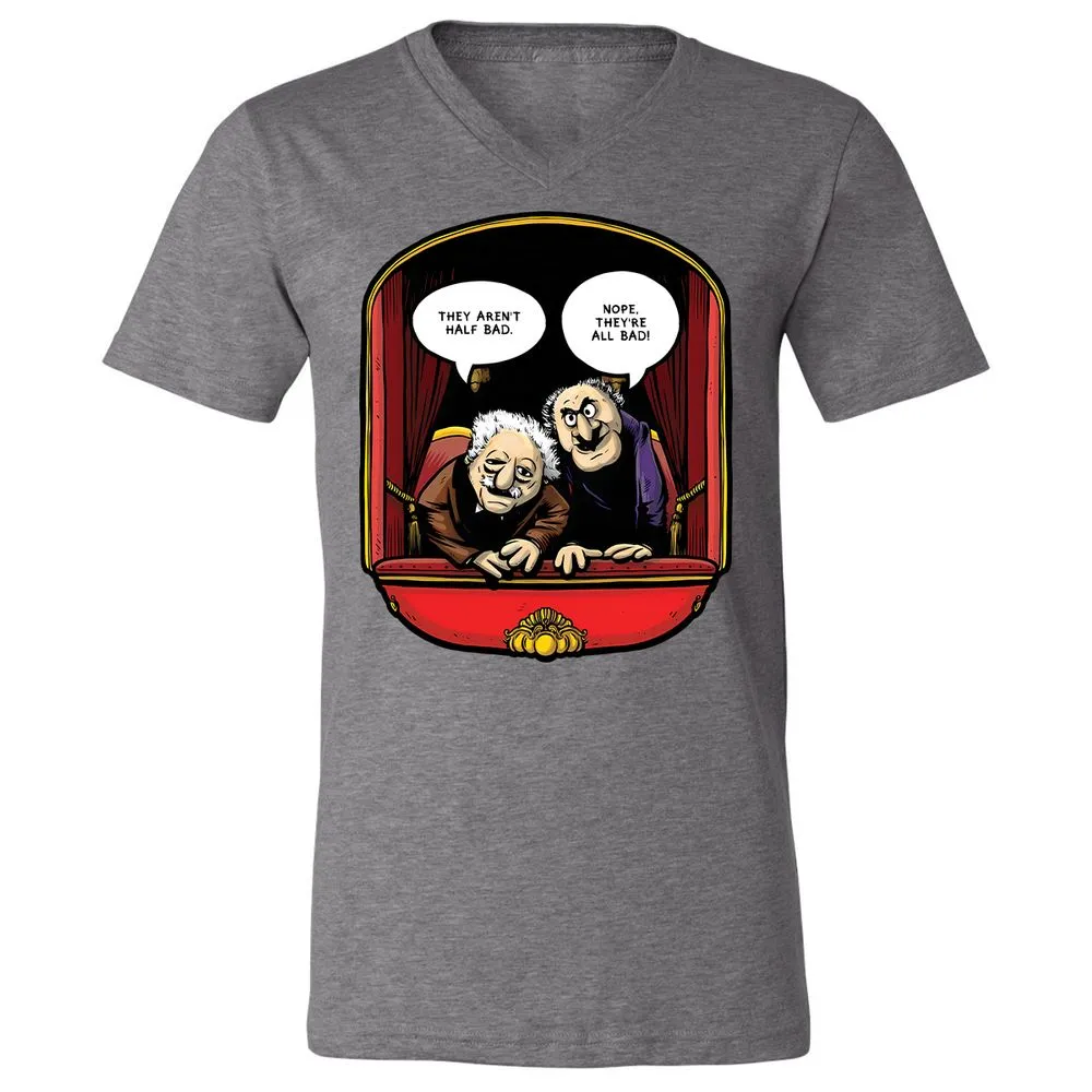 Statler and Waldorf (All Bad) - Deep Heather - 13