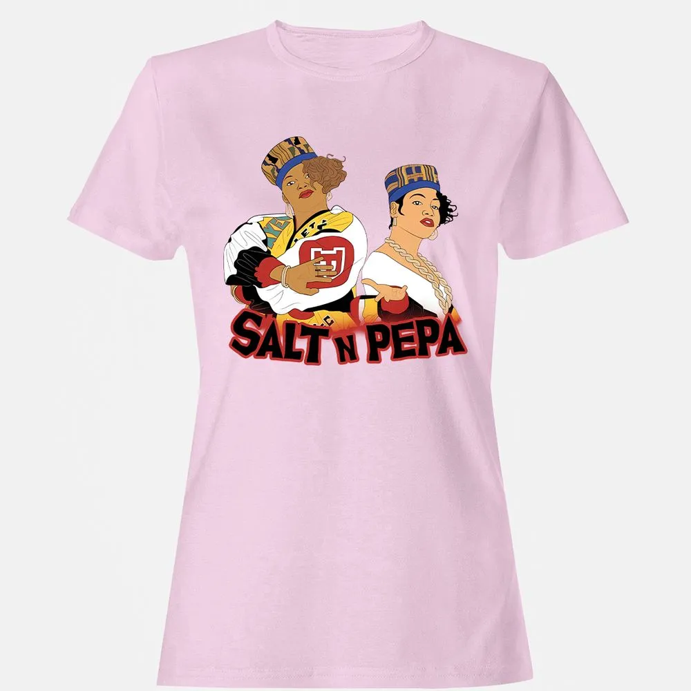 Women's T-Shirt - White - Light Pink - 9