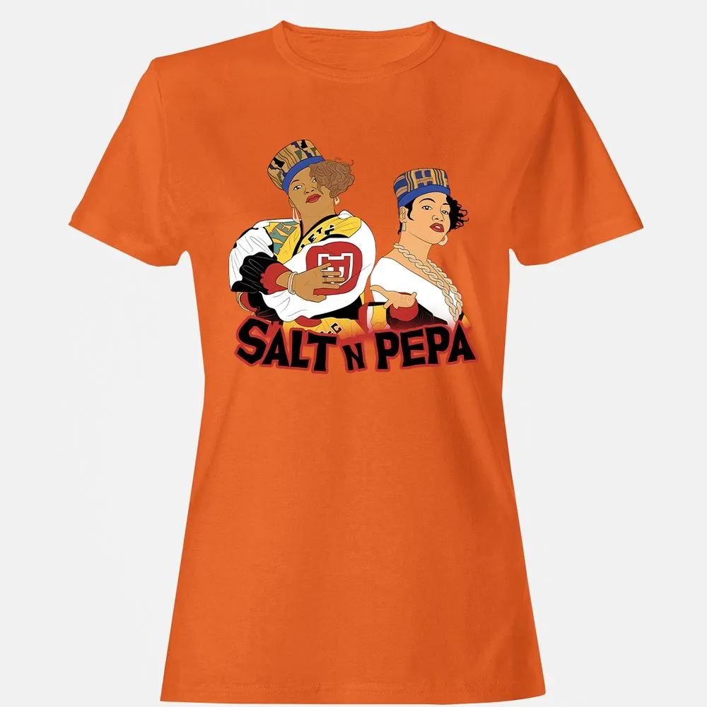 Women's T-Shirt - White - Orange - 11