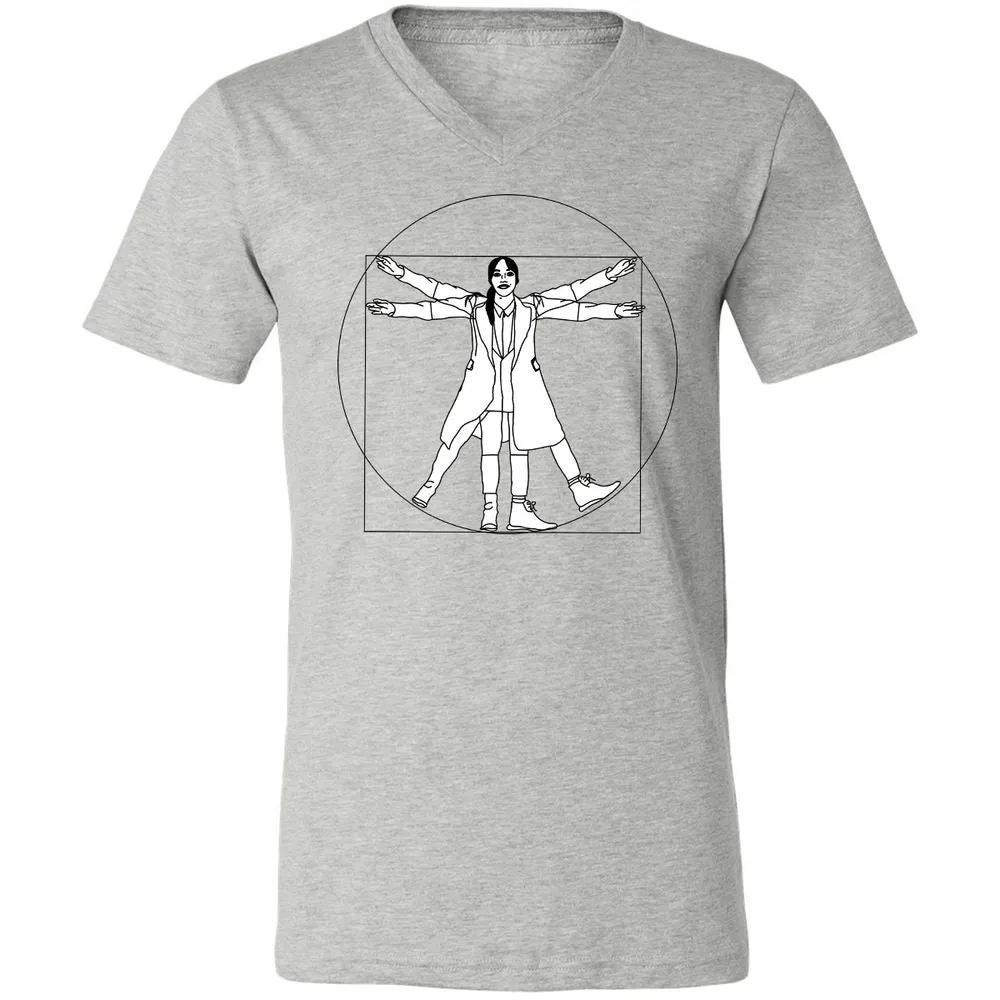 Vitruvian Philomena Cunk - Cunk on Earth - Athletic Heather - 7