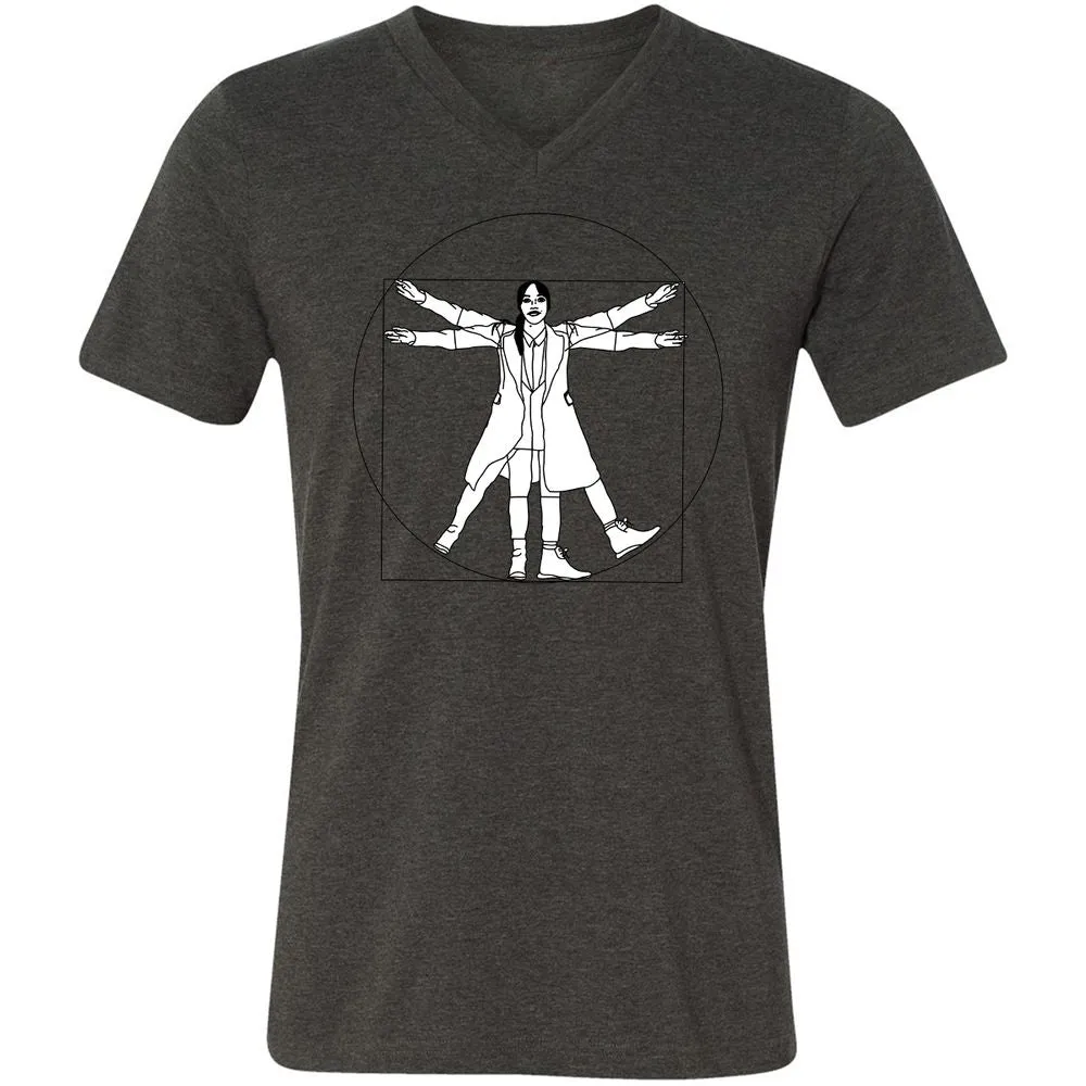Vitruvian Philomena Cunk - Cunk on Earth - Dark Grey Heather - 8