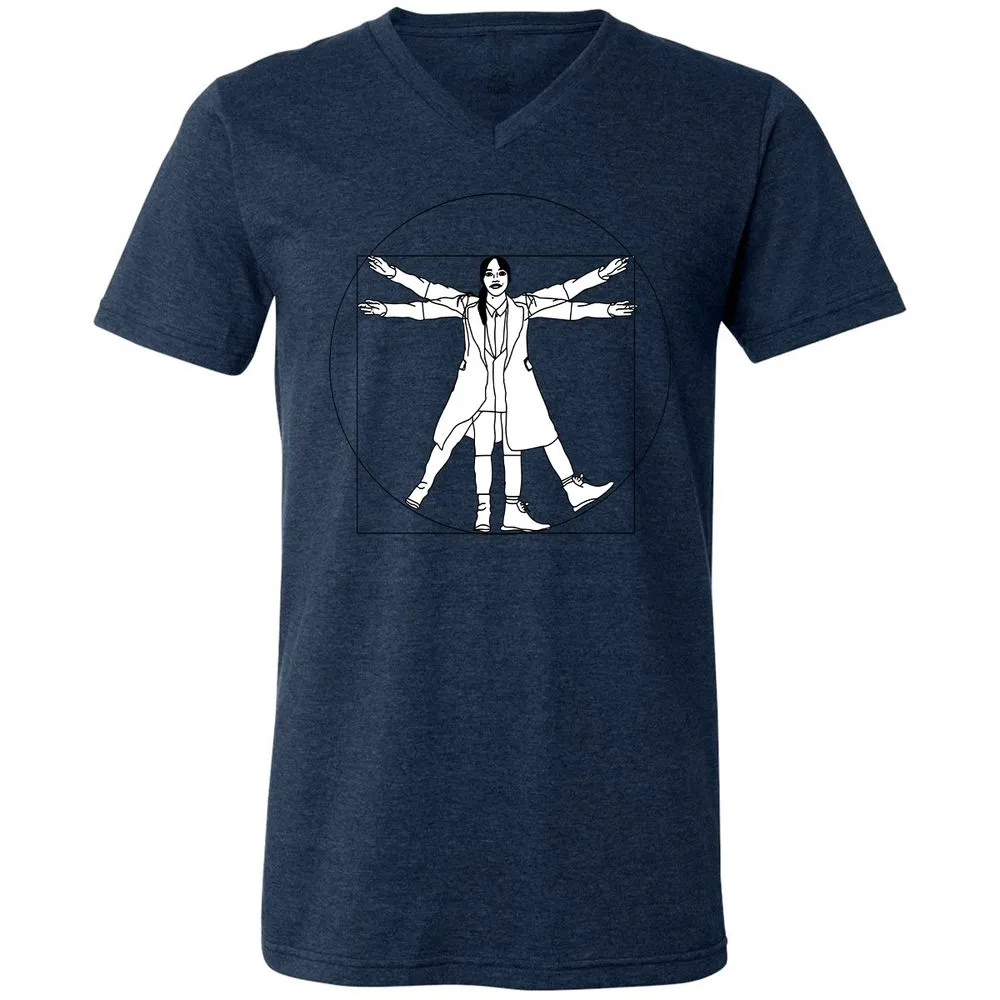 Vitruvian Philomena Cunk - Cunk on Earth - Heather Navy - 15