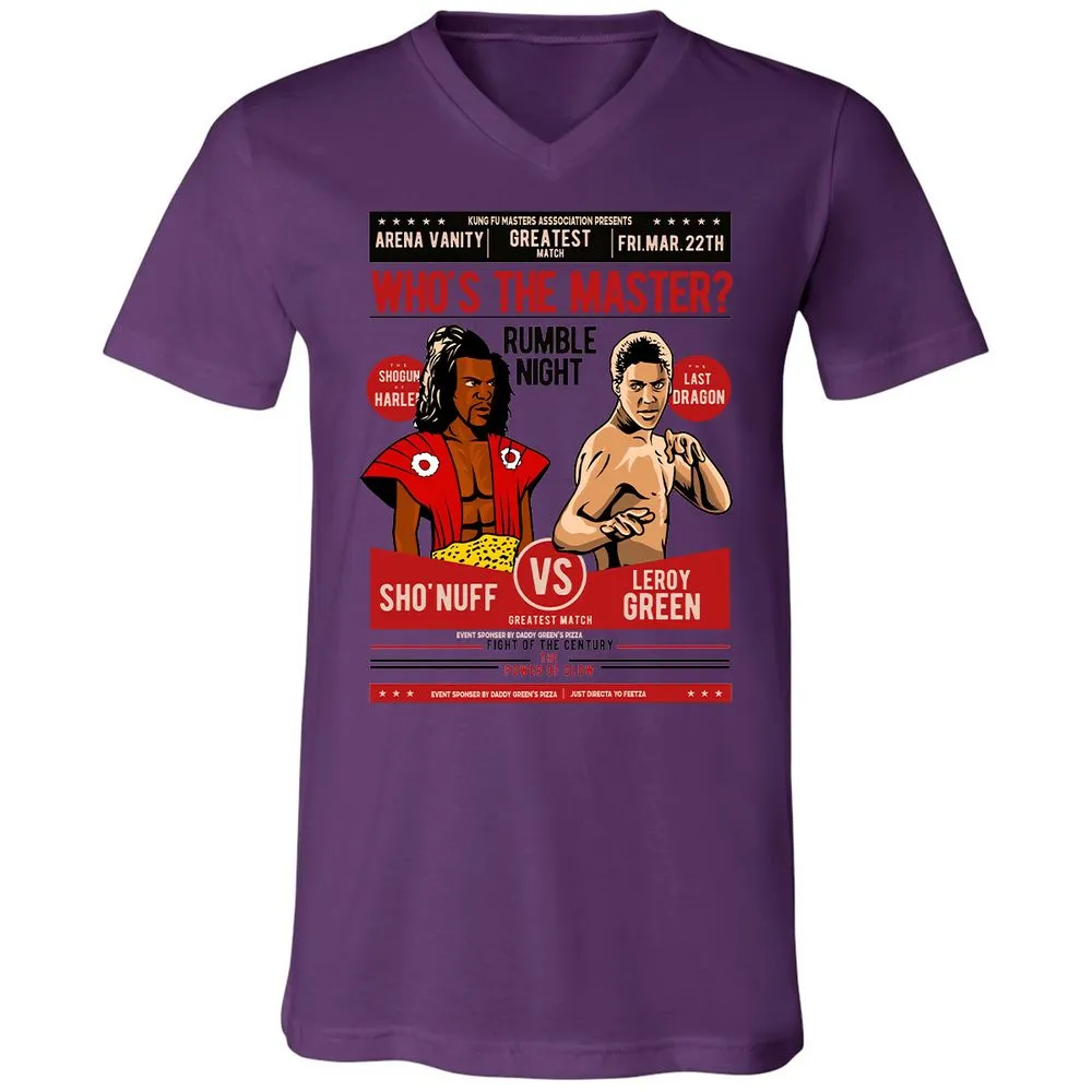 Unisex V-Neck T-Shirt - HDJ8DV88 - Team Purple - 2