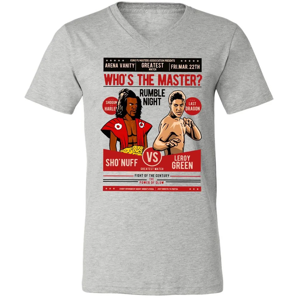 Unisex V-Neck T-Shirt - HDJ8DV88 - Athletic Heather - 7