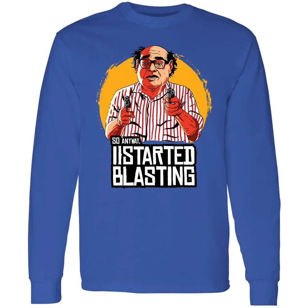 Long Sleeve T-Shirt - D3Y4KWHA - Royal - 4