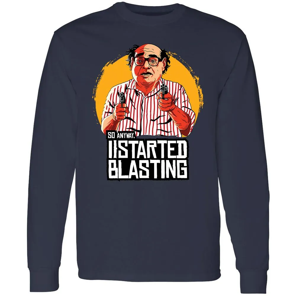 Long Sleeve T-Shirt - D3Y4KWHA - Navy - 12