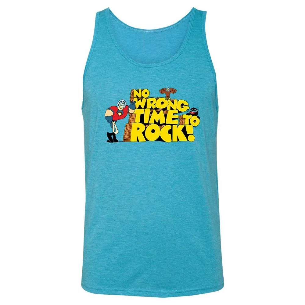 Unisex Jersey Tank - CRS8LUPM - Aqua Triblend - 3