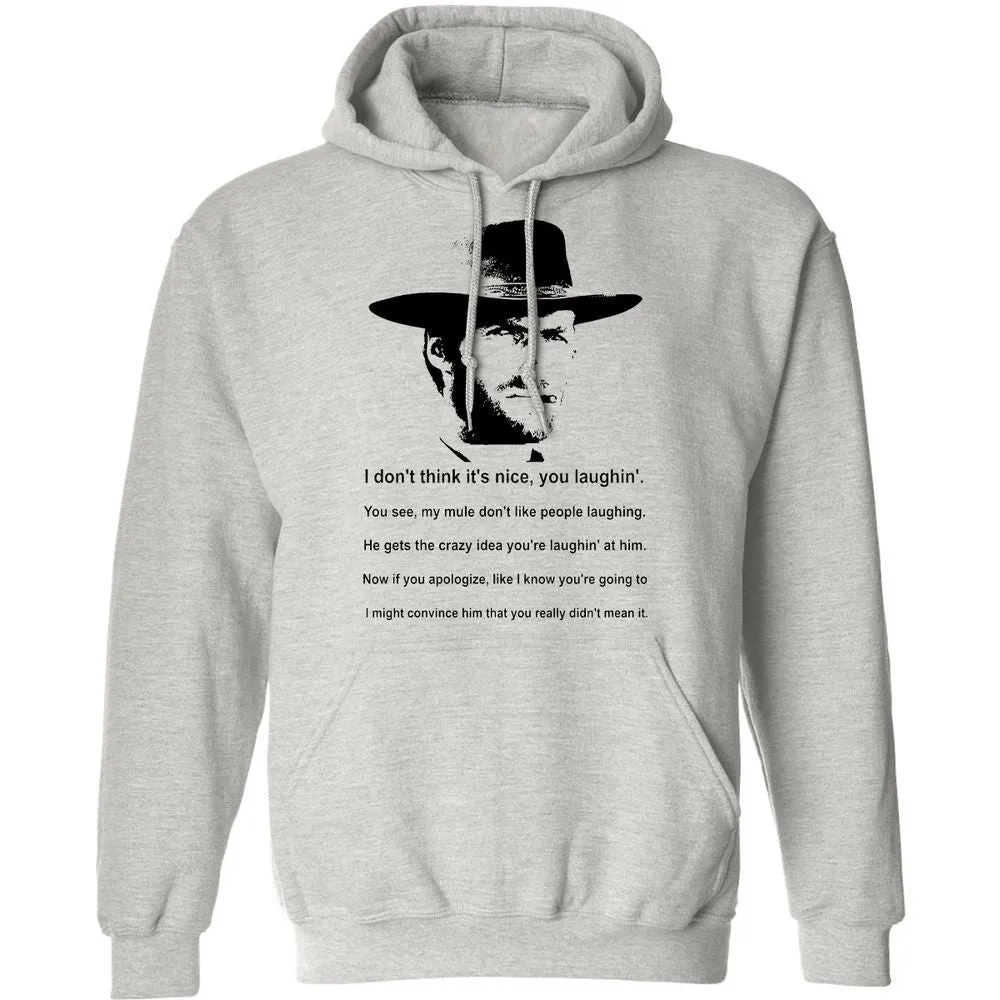 Clint Eastwood Mule Quote - Ash - 2