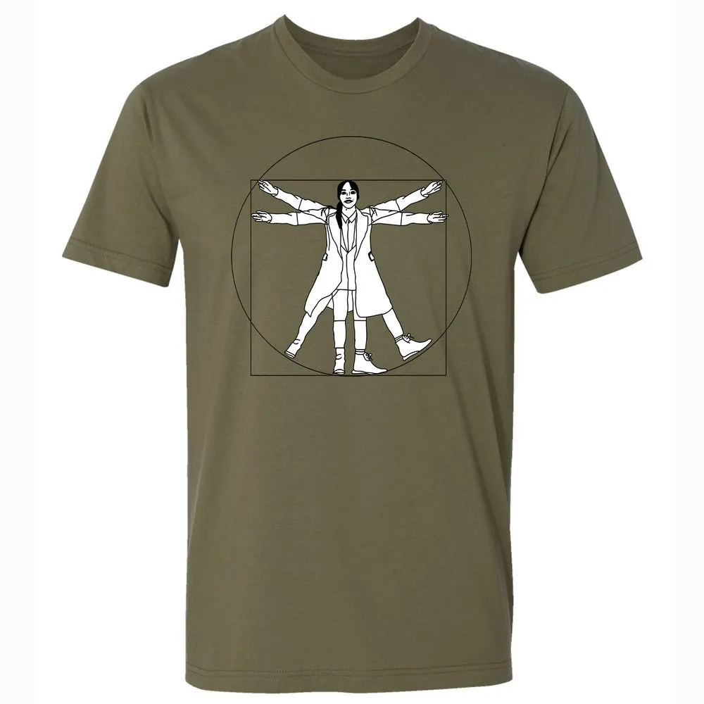 Vitruvian Philomena Cunk - Cunk on Earth - Military Green - 5