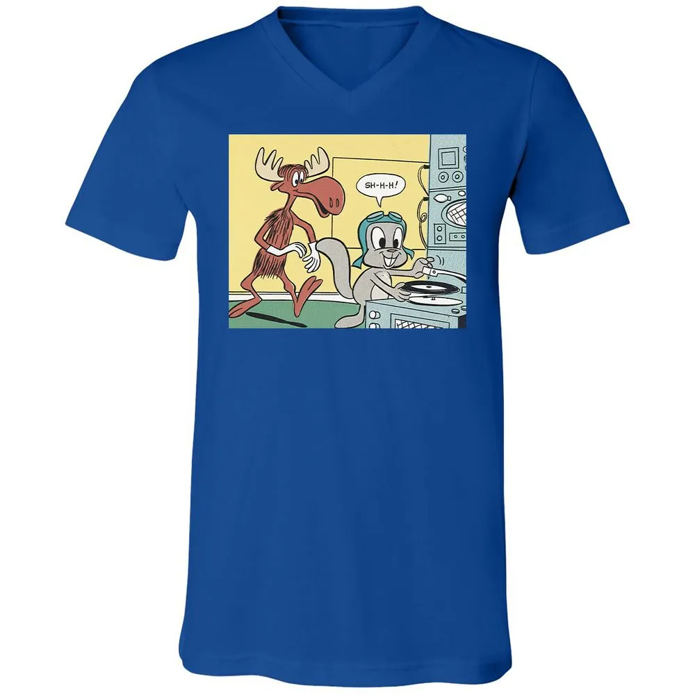 Unisex V-Neck T-Shirt - WCEEEAD6 - True Royal - 4