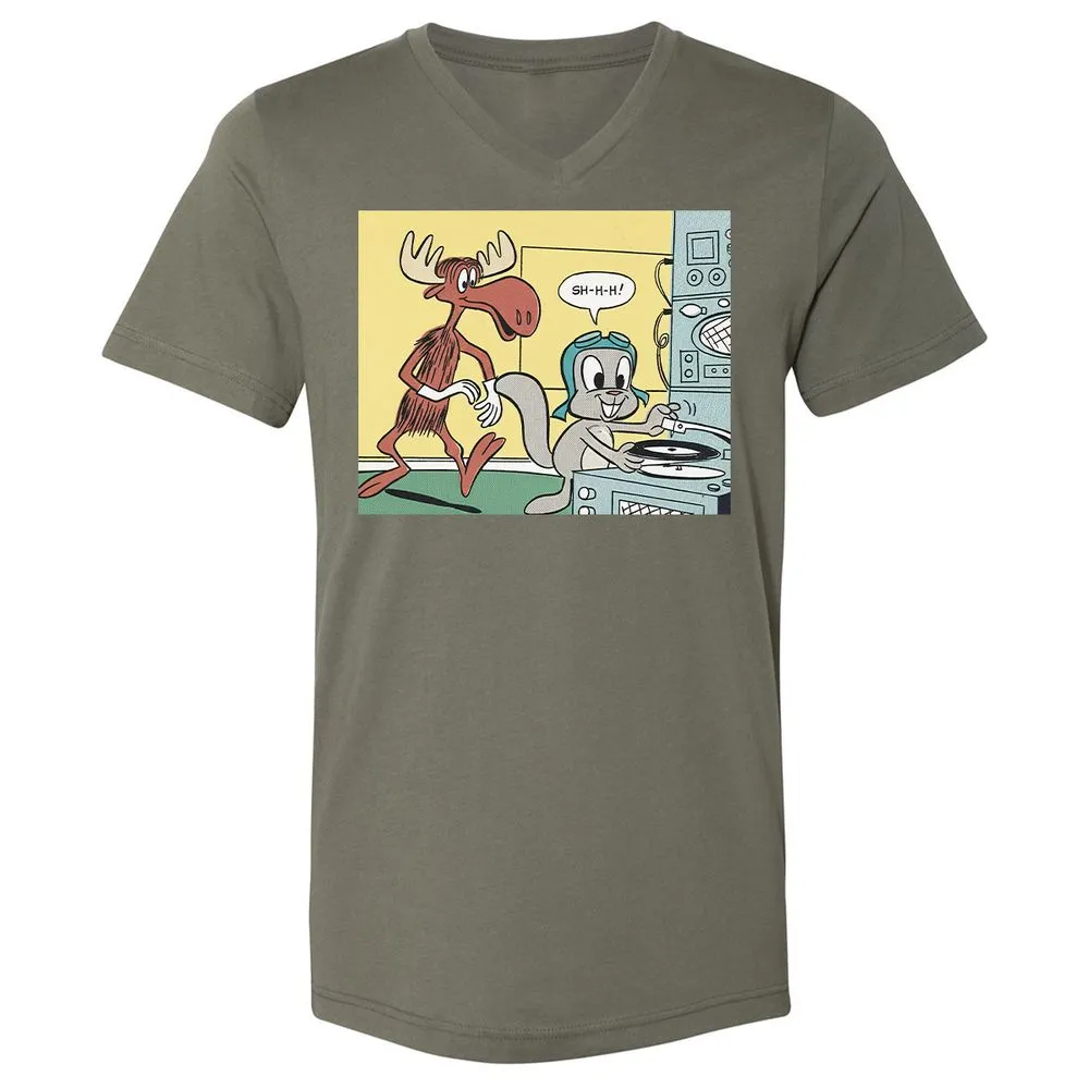 Unisex V-Neck T-Shirt - WCEEEAD6 - Military Green - 10