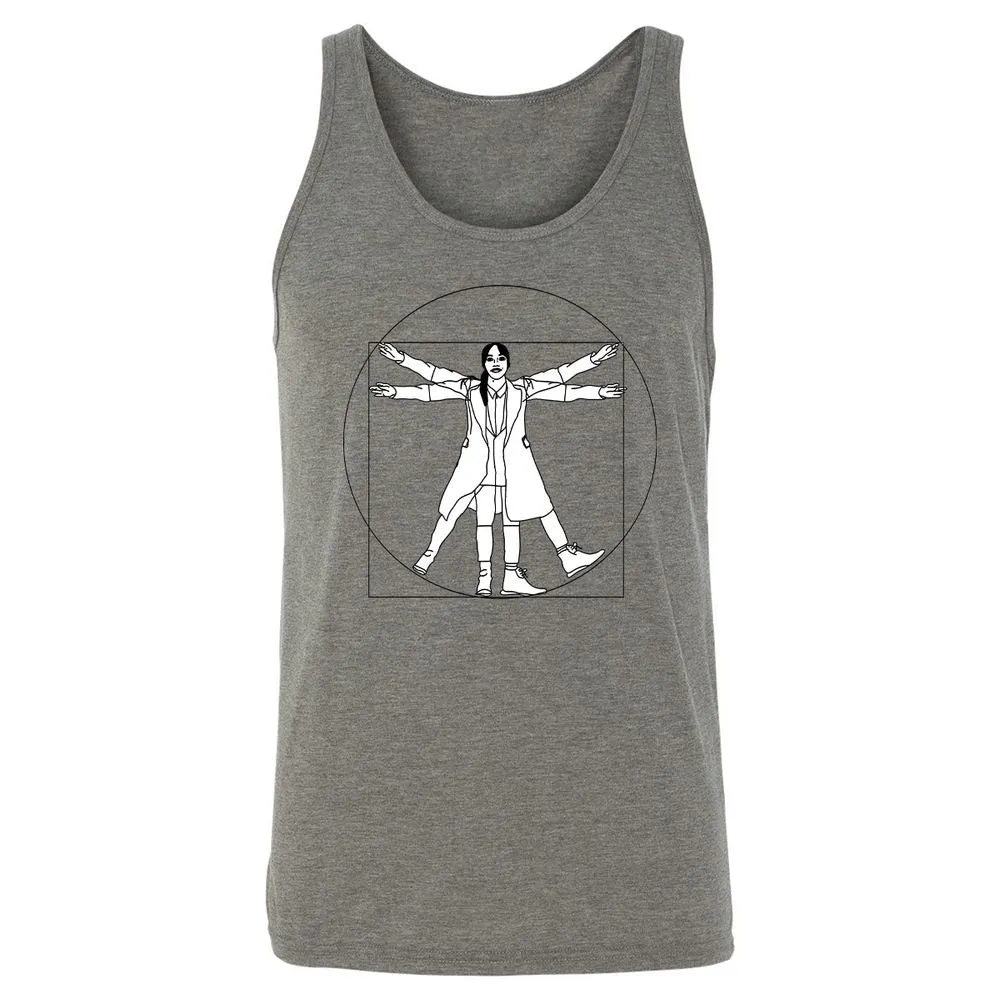 Vitruvian Philomena Cunk - Cunk on Earth - Grey Triblend - 2