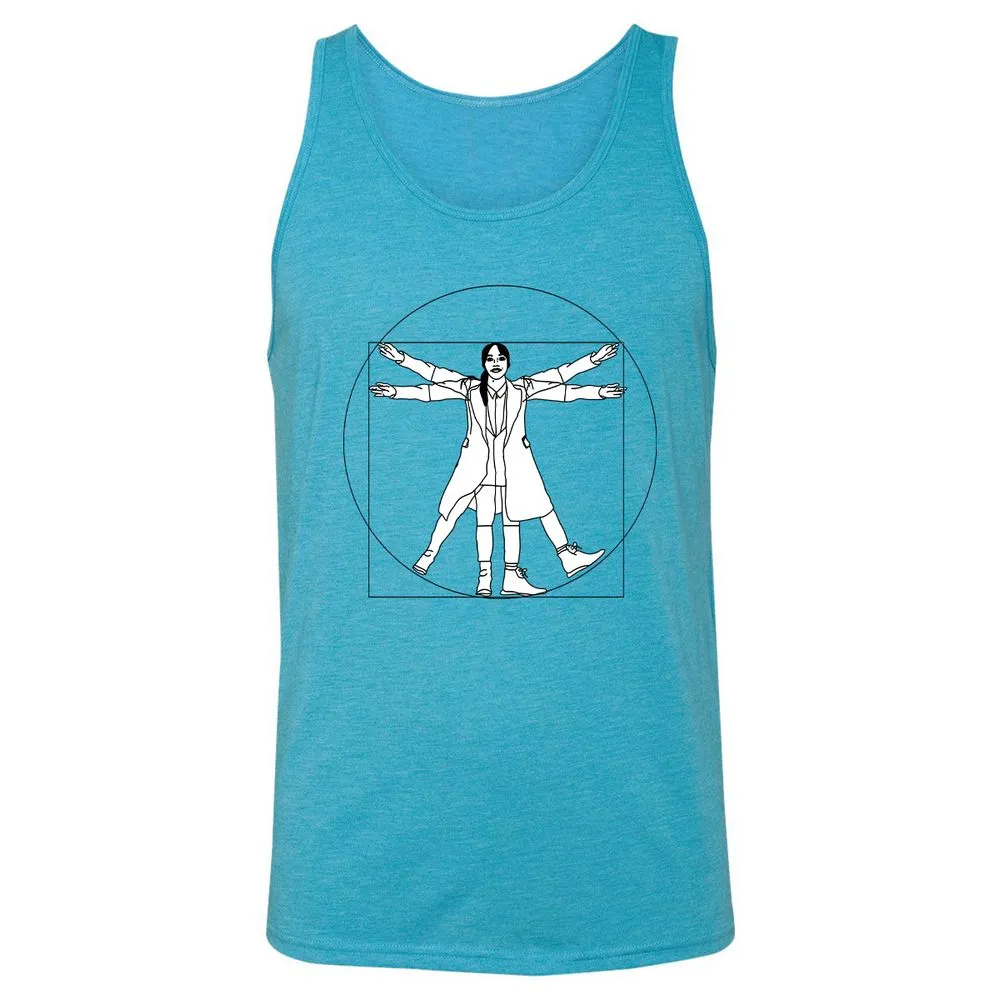 Vitruvian Philomena Cunk - Cunk on Earth - Aqua Triblend - 3