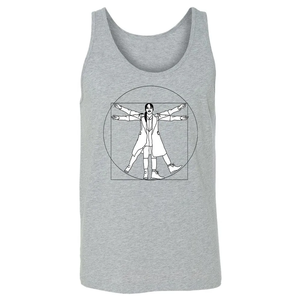 Vitruvian Philomena Cunk - Cunk on Earth - Athletic Heather - 4