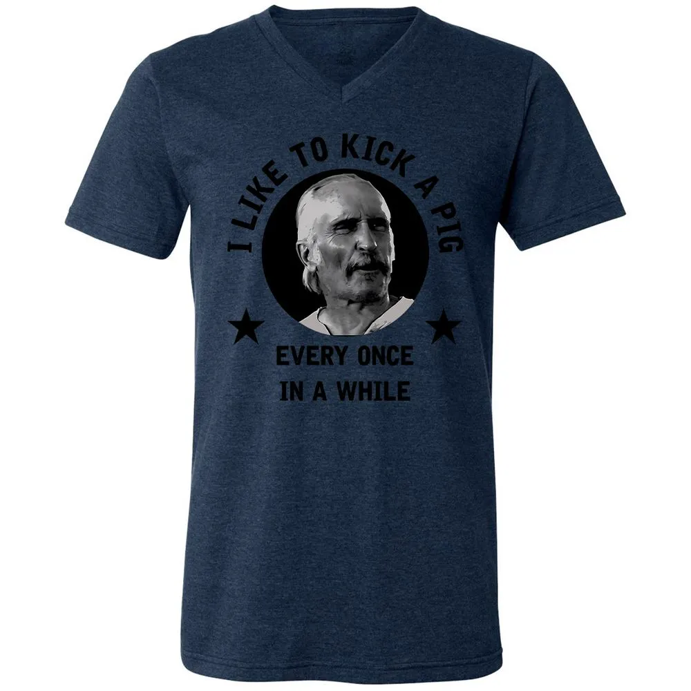 I like to kick a pig - Heather Navy - 15