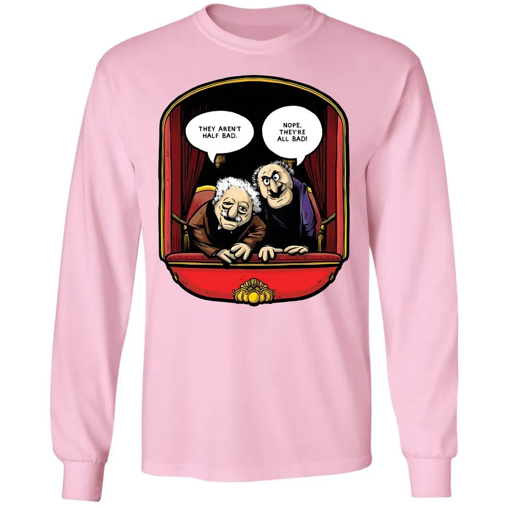 Statler and Waldorf (All Bad) - Light Pink - 3