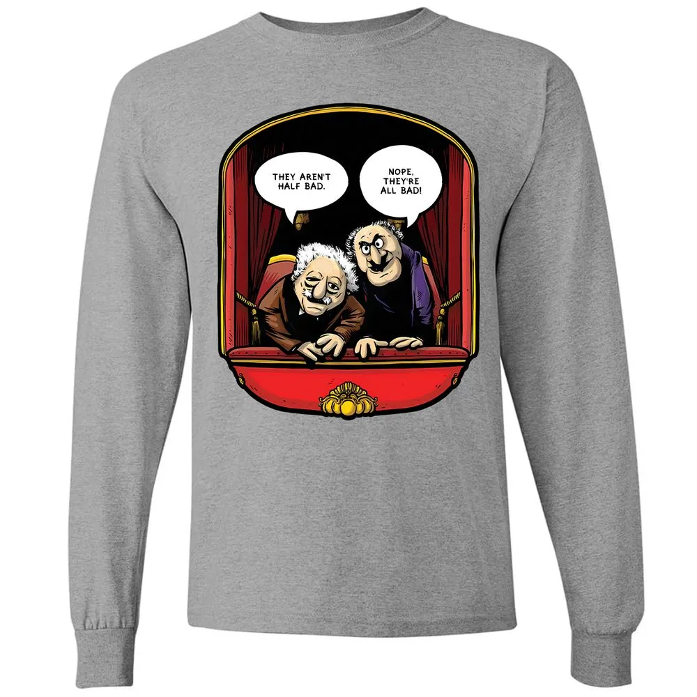 Statler and Waldorf (All Bad) - Graphite Heather - 6