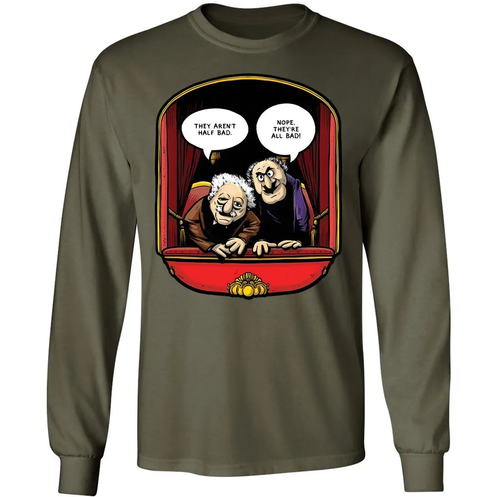 Statler and Waldorf (All Bad) - Military Green - 7