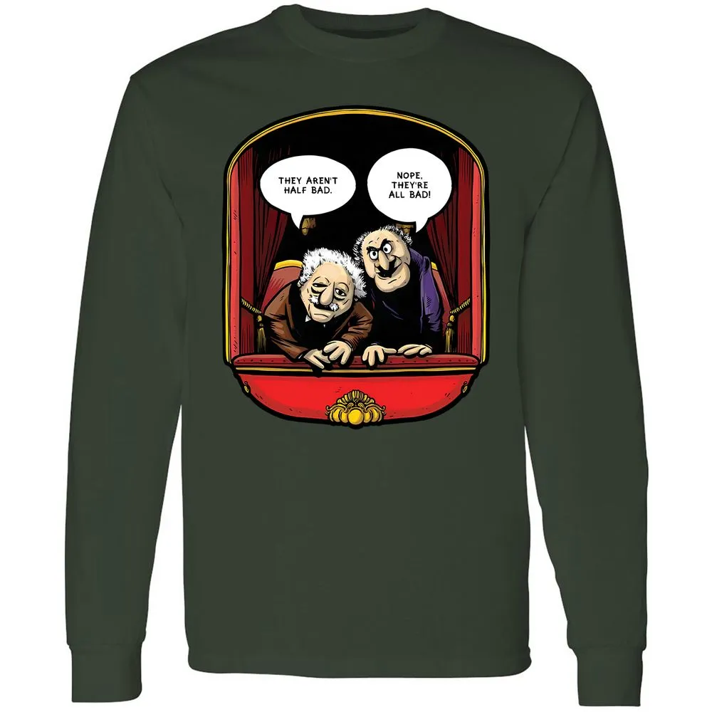 Statler and Waldorf (All Bad) - Forest Green - 8
