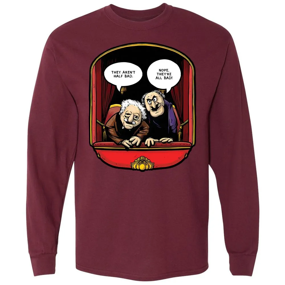 Statler and Waldorf (All Bad) - Maroon - 11