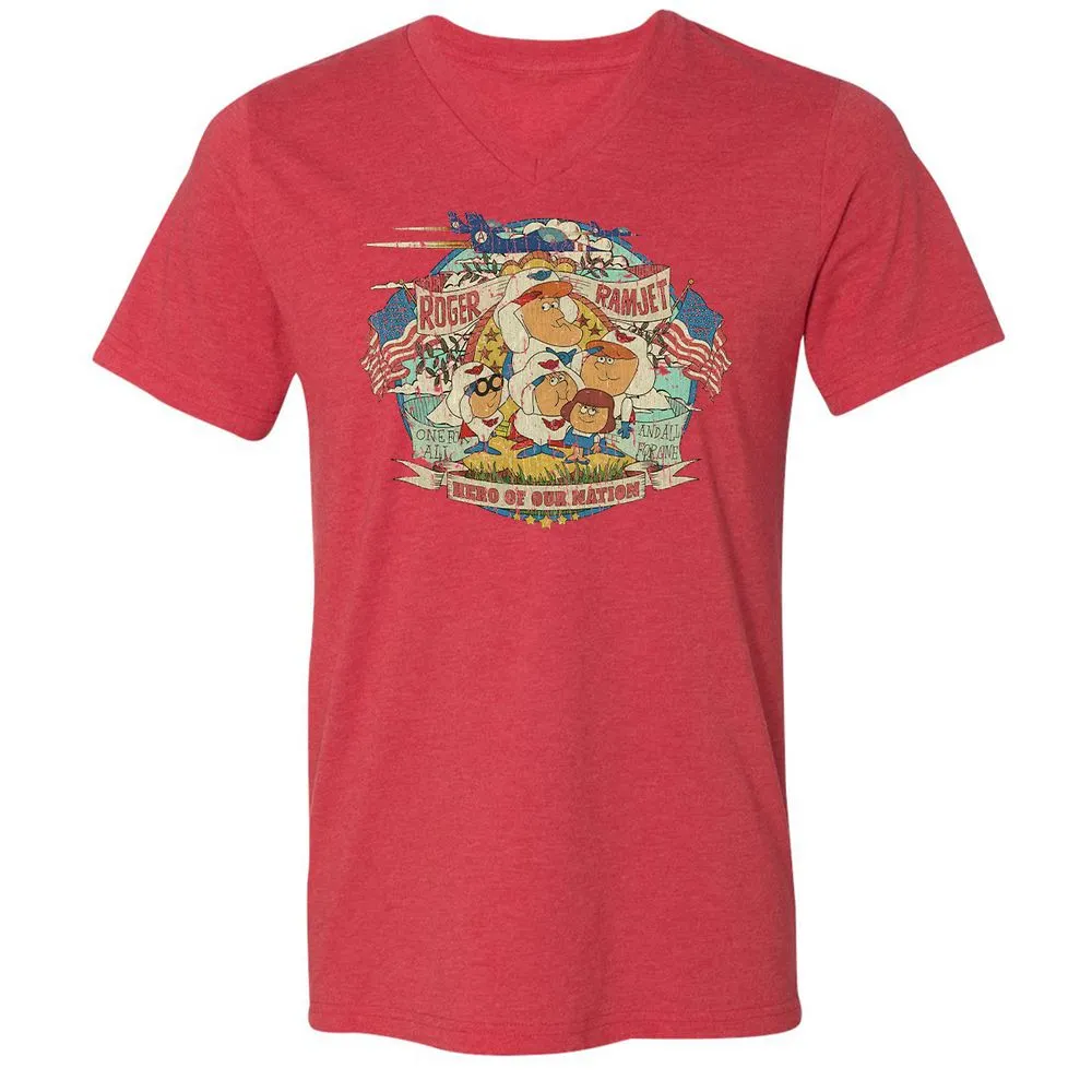 Vintage Style roger ramjet - Heather Red - 5