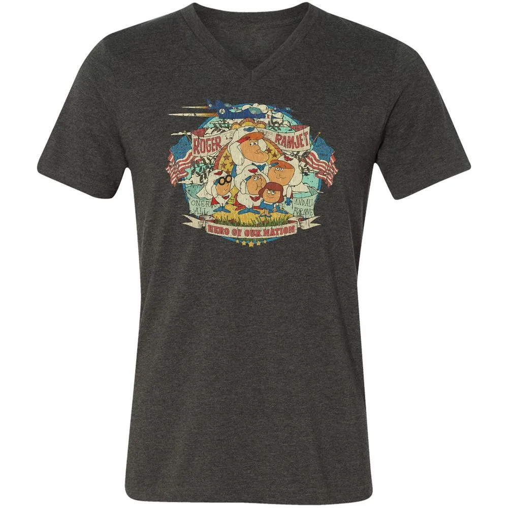 Vintage Style roger ramjet - Dark Grey Heather - 8