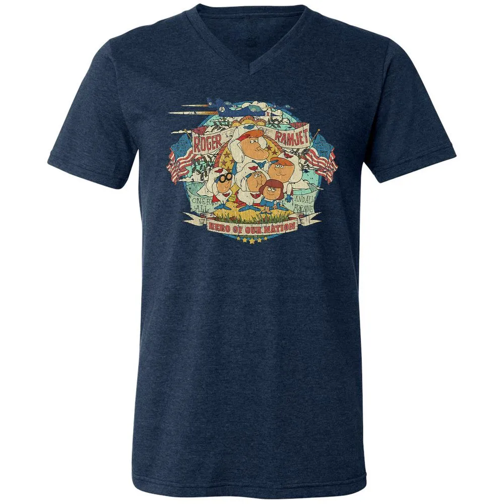 Vintage Style roger ramjet - Heather Navy - 15