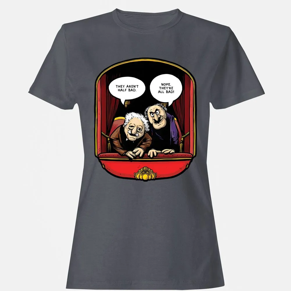 Statler and Waldorf (All Bad) - Dark Heather - 5