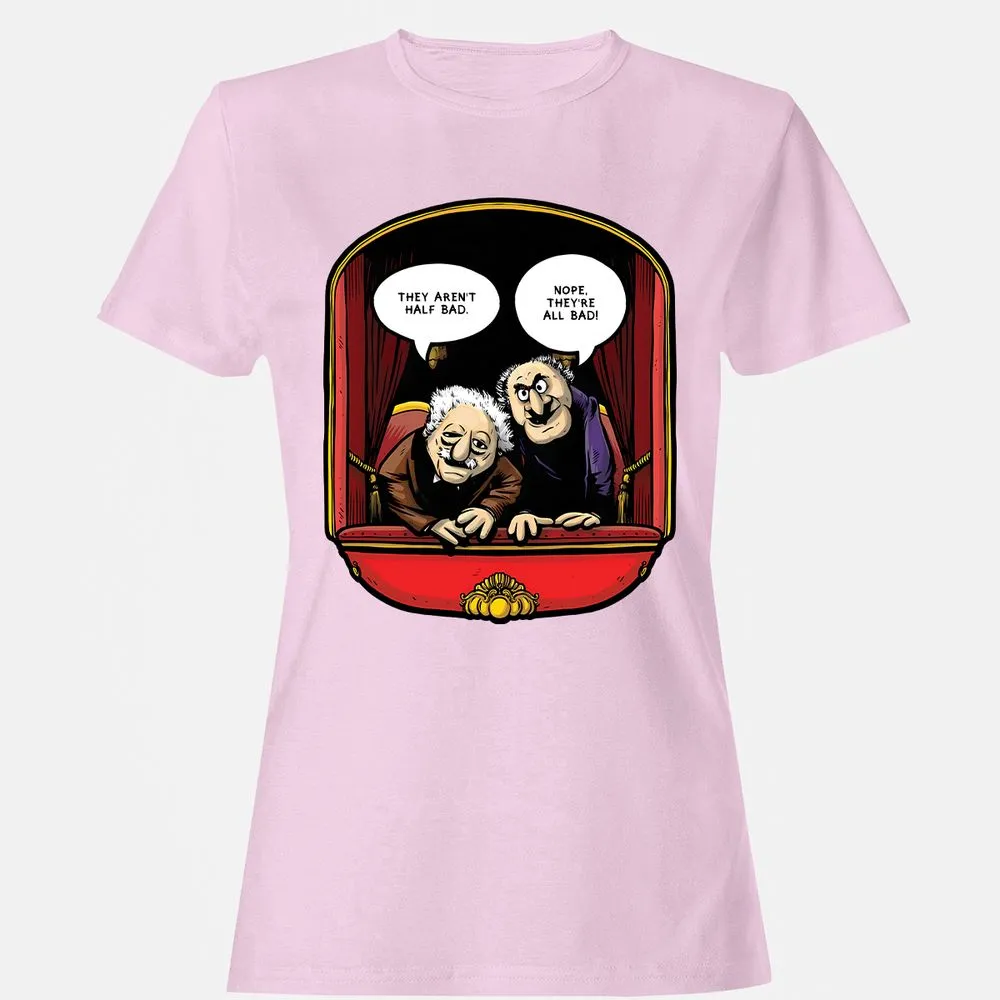 Statler and Waldorf (All Bad) - Light Pink - 9