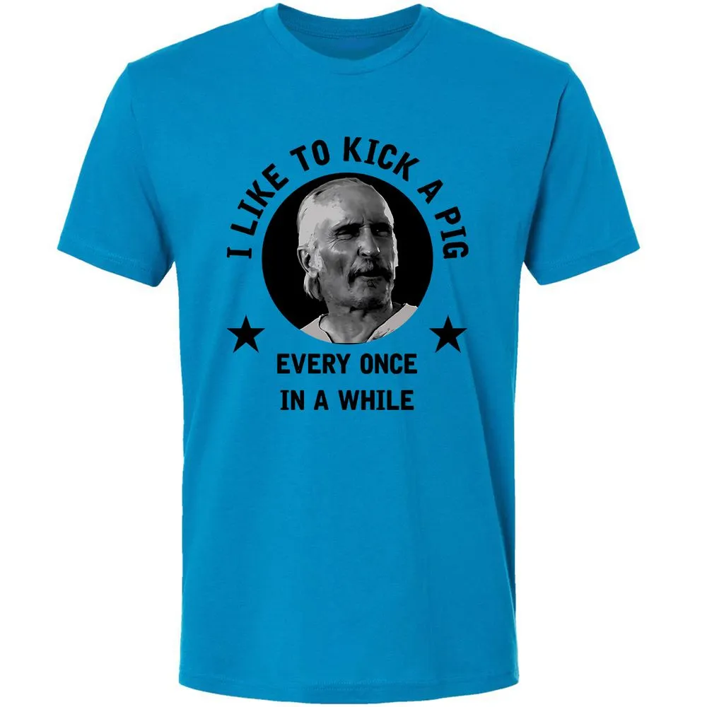 I like to kick a pig - Turquoise - 4