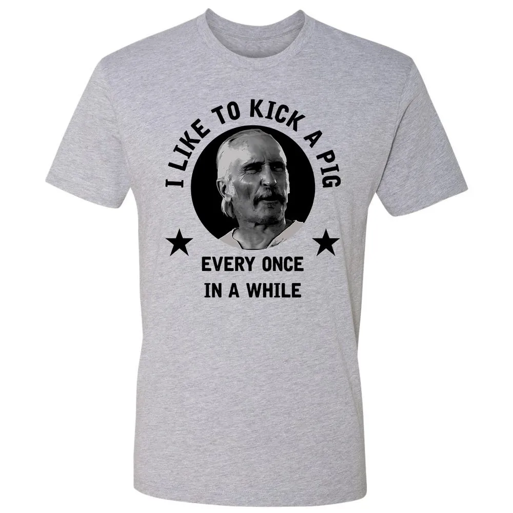 I like to kick a pig - Heather Grey - 9