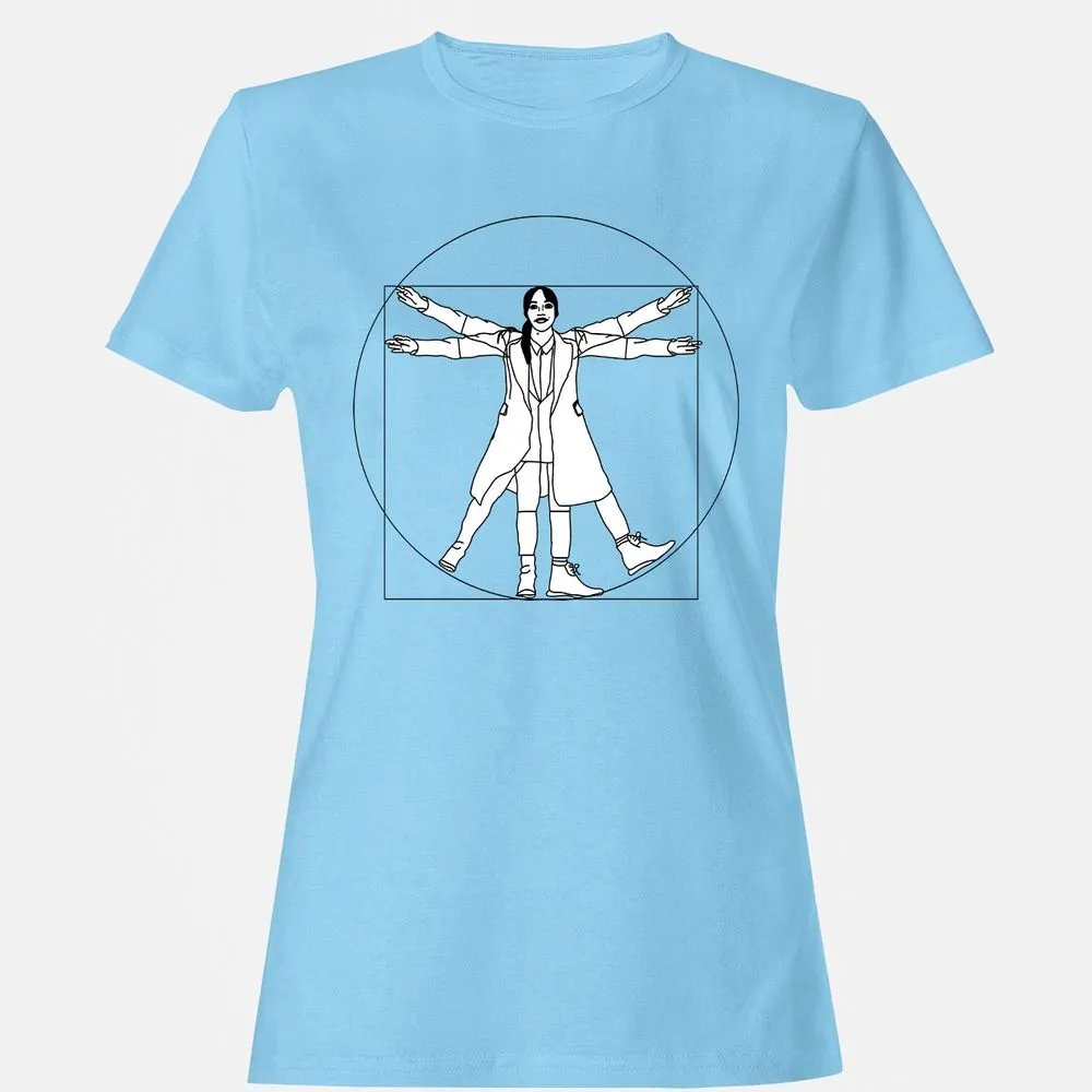 Vitruvian Philomena Cunk - Cunk on Earth - Light Blue - 8