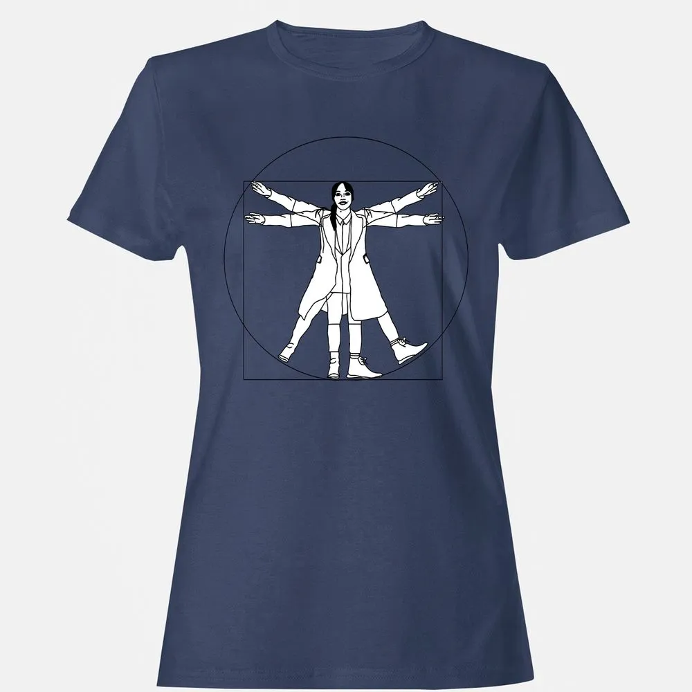 Vitruvian Philomena Cunk - Cunk on Earth - Navy - 10