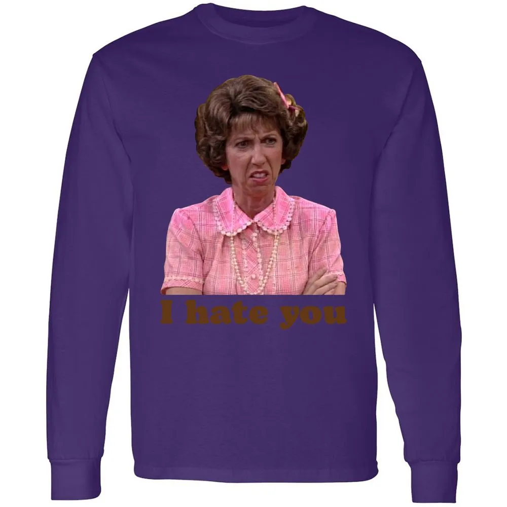 Long Sleeve T-Shirt - YGXT3YVU - Purple - 13