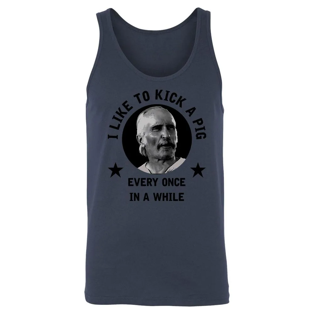 I like to kick a pig - Navy - 8