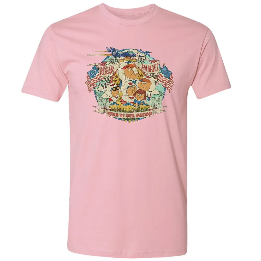 Vintage Style roger ramjet - Light Pink - 3